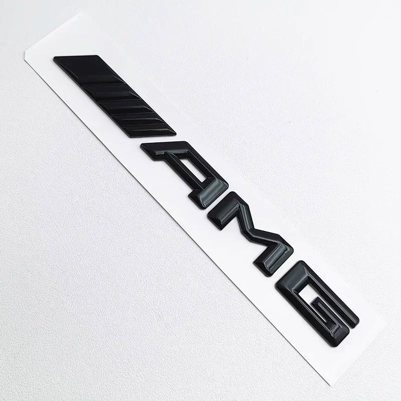 3D ABS AMG Letter Emblem Car Trunk Badge Sticker for Mercedes Benz W204 W205 W176 W177 W212 W213 Replacement Accessories