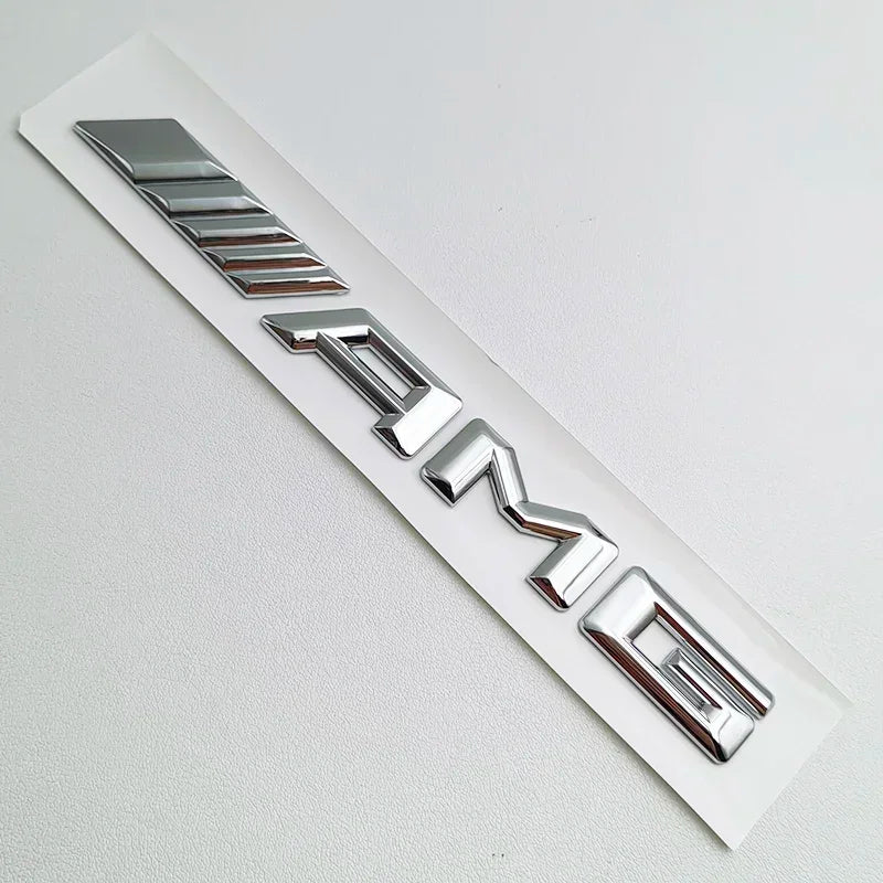 3D ABS AMG Letter Emblem Car Trunk Badge Sticker for Mercedes Benz W204 W205 W176 W177 W212 W213 Replacement Accessories