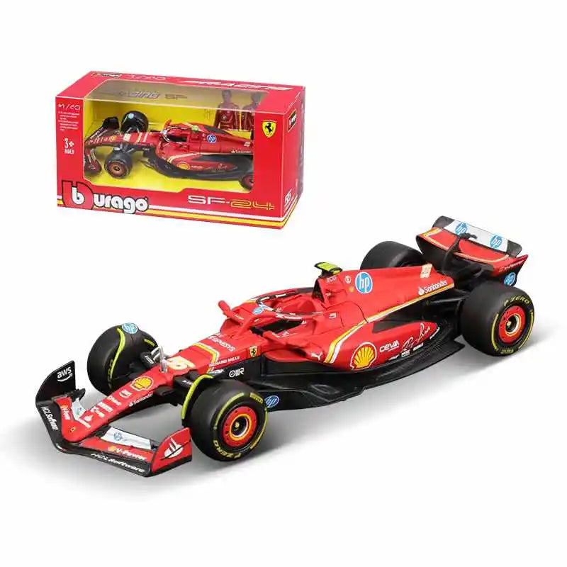 New 2024 B F1 1:43 Bwt Alpine A524 Two Color Blue Pink Alloy Miniature Diecast Model #10 #31 Formula Car Model Toys Gift