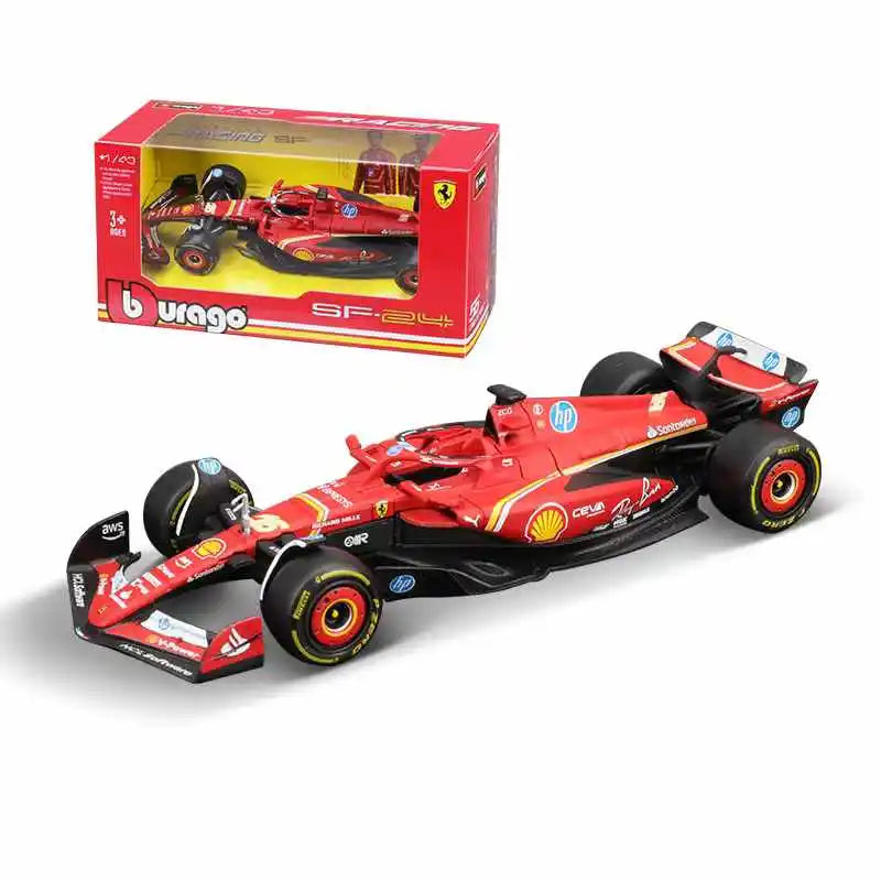 New 2024 B F1 1:43 Bwt Alpine A524 Two Color Blue Pink Alloy Miniature Diecast Model #10 #31 Formula Car Model Toys Gift