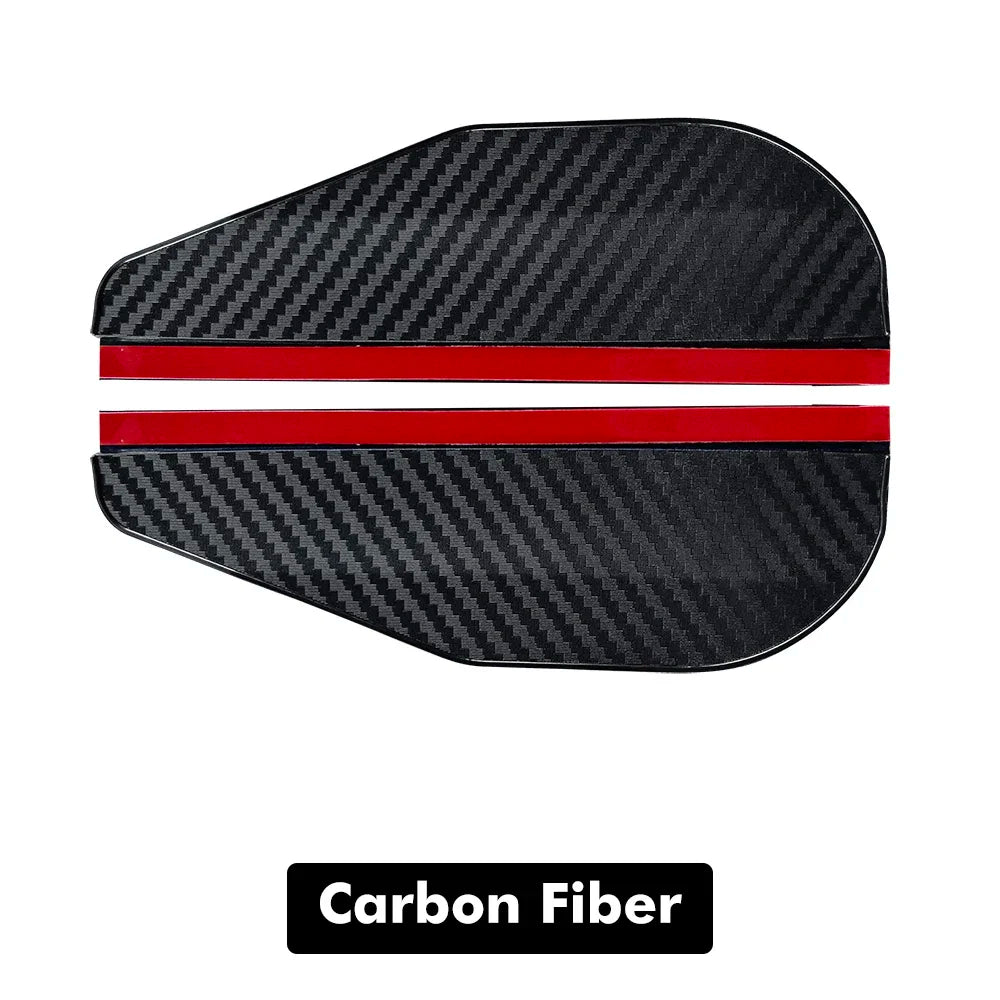 2Pcs Car Rearview Mirror Rain Eyebrow Carbon Fiber Sun Visor Shade Cover Protector Car Mirror Accessories Rainproof Blades