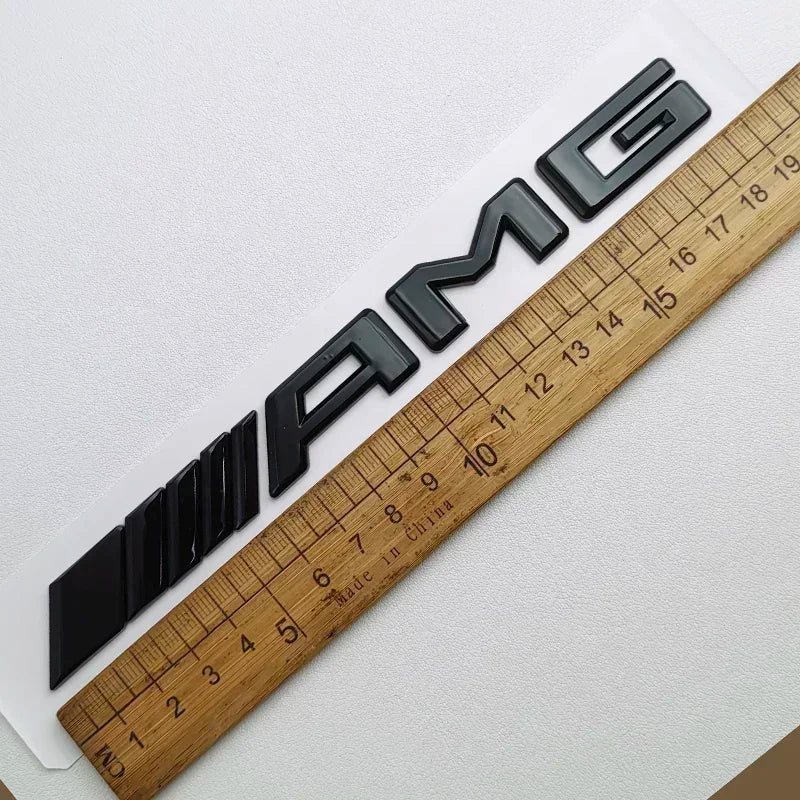 3D ABS AMG Letter Emblem Car Trunk Badge Sticker for Mercedes Benz W204 W205 W176 W177 W212 W213 Replacement Accessories