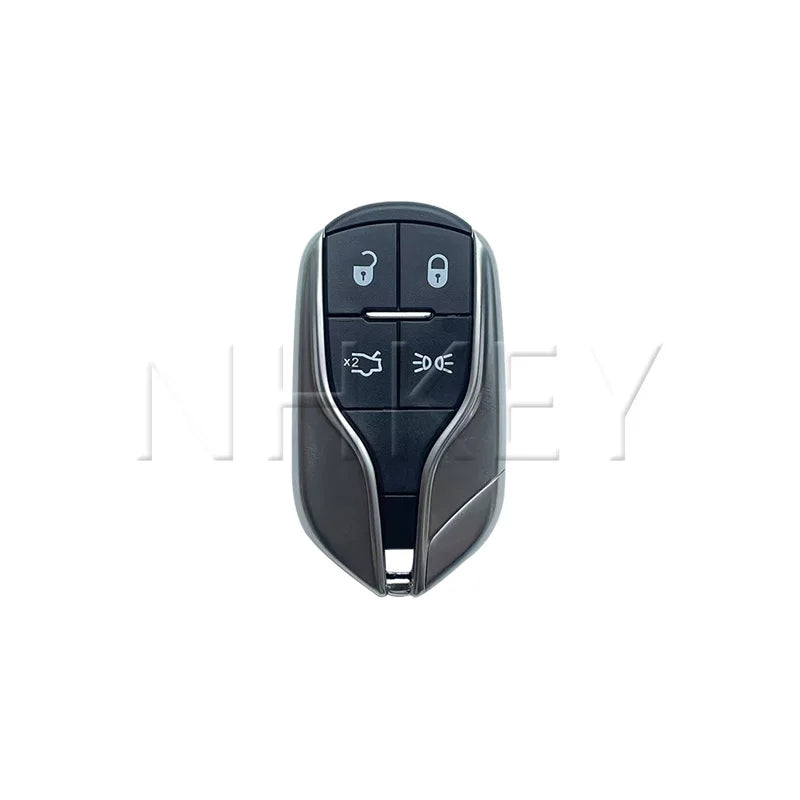 NH KEY High-Quality 4 Buttons Smart Remote Car Key Shell FOB for Maserati Quattroporte Ghibli Levante with Logo Sticker