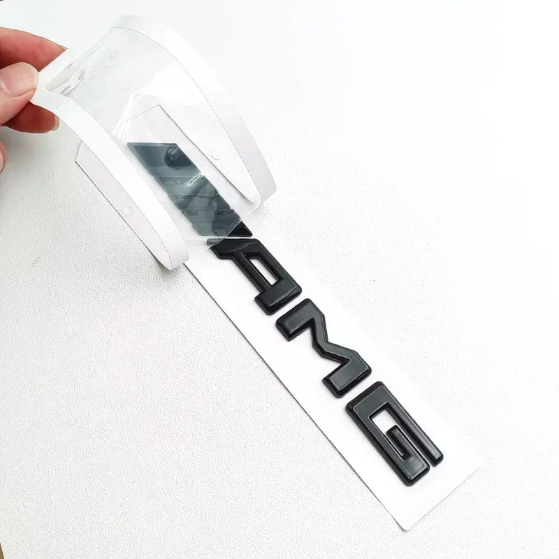 3D ABS AMG Letter Emblem Car Trunk Badge Sticker for Mercedes Benz W204 W205 W176 W177 W212 W213 Replacement Accessories