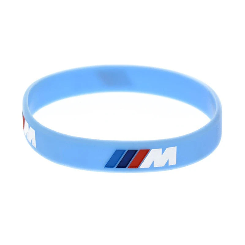 M Power Car Badges Silicone Rubber Wristband Flexible Bracelet Sports Bangle for BMW M2 M3 M5 X1 X3 X5 X6 E46 E39 E36 E60 Seires