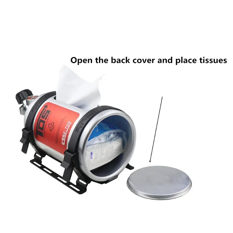 2024New NOS Nitrogen System Tissue Box, Car Decoration Tissue Box, Car Interior Decoration Tissue Storage Box