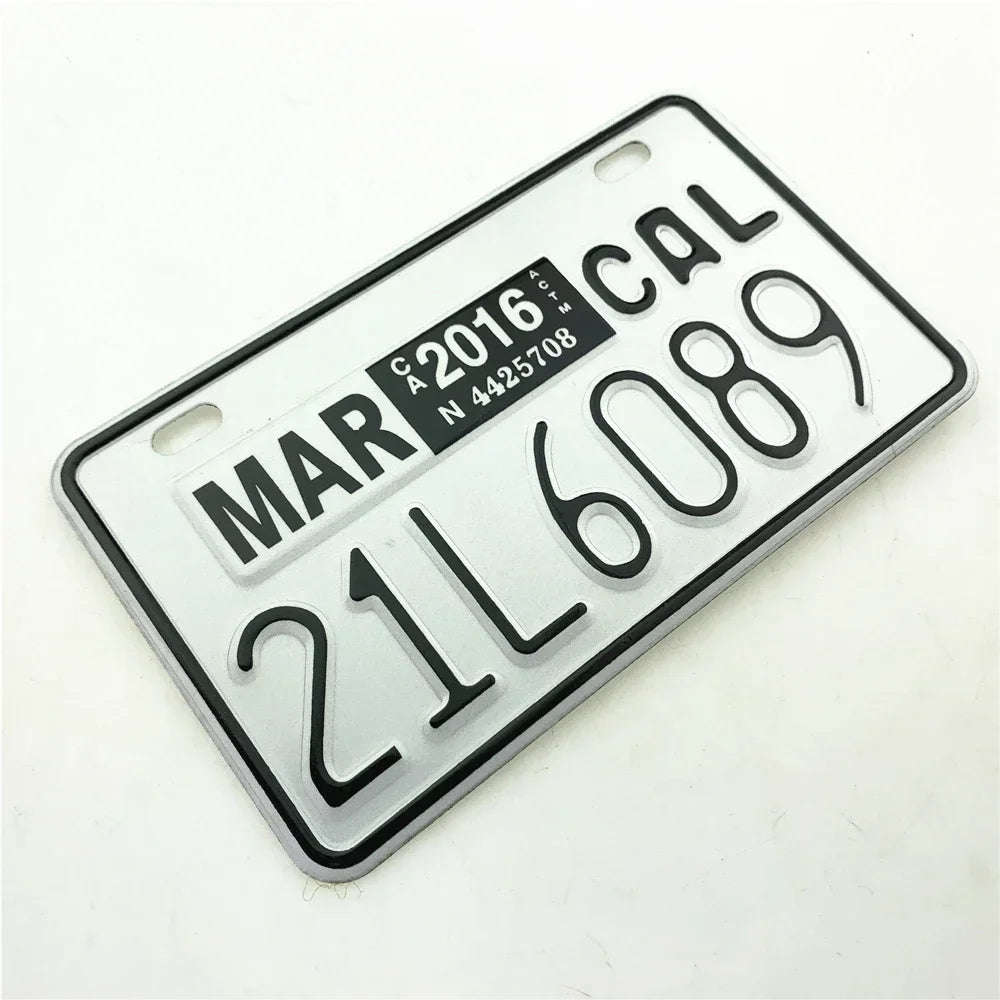 STARPAD Motorcycle Moped Supplies Electric Car Personality Decorations License Plate