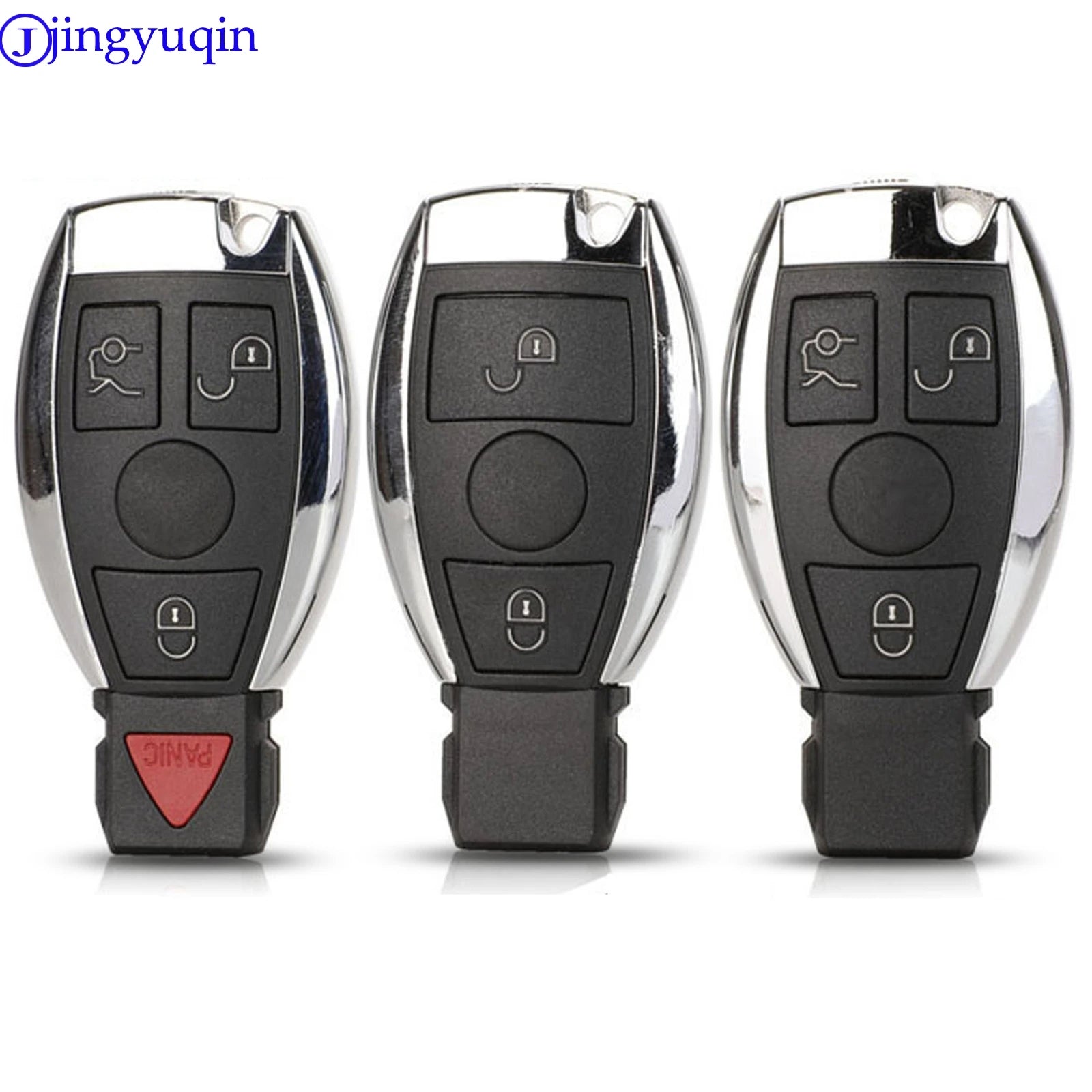 2/3/4 B Keyless Entry Remote Car Key for Mercedes Benz Year 2000+ Supports Original NEC and BGA