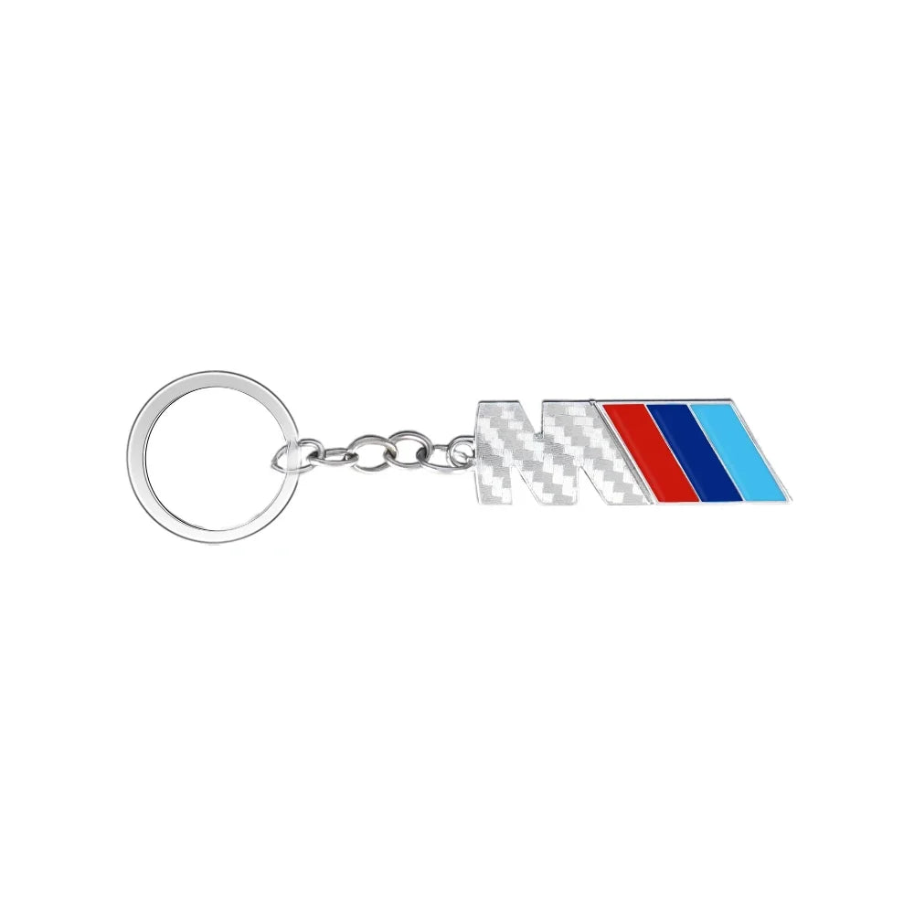 Carbon Metal Key Chain Keyring Car Logo M Keychain for BMW X1 X3 X4 E46 E90 F20 E60 E39 F10 M1 M2 M3 M5 M6 E87 Auto Accessories