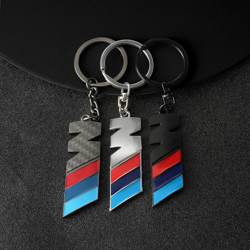 Carbon Metal Key Chain Keyring Car Logo M Keychain for BMW X1 X3 X4 E46 E90 F20 E60 E39 F10 M1 M2 M3 M5 M6 E87 Auto Accessories