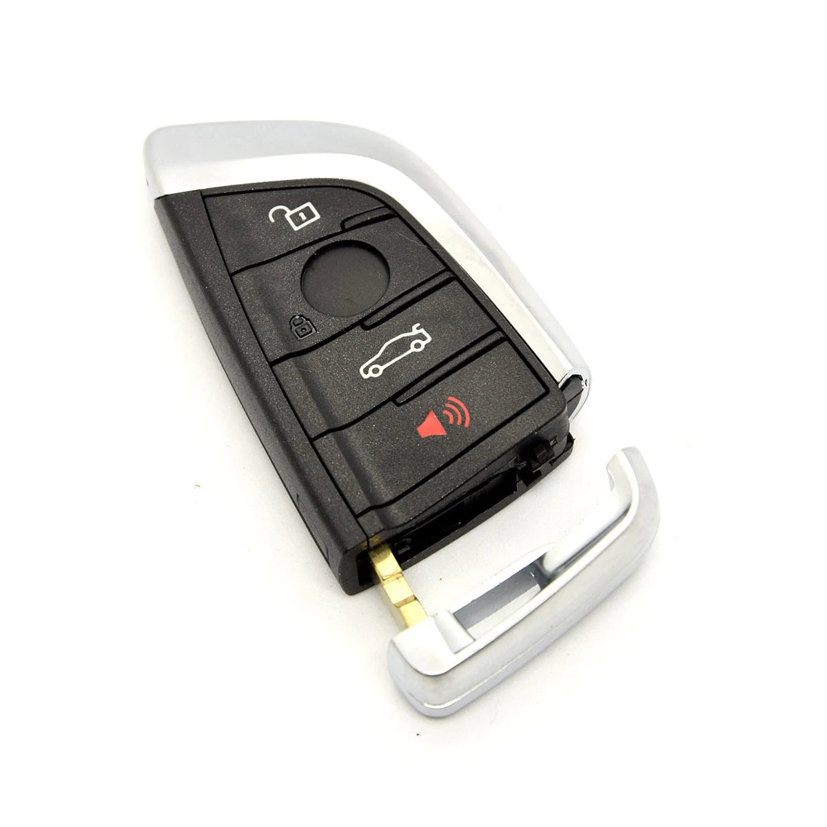 BEST KEY Car Remote Smart Key Case for BMW Knife Card BMW X5 X6 F15 X6 F16 G30 7 Series G11 X1 F48 F39, Fob 3/ 4 Buttons Black