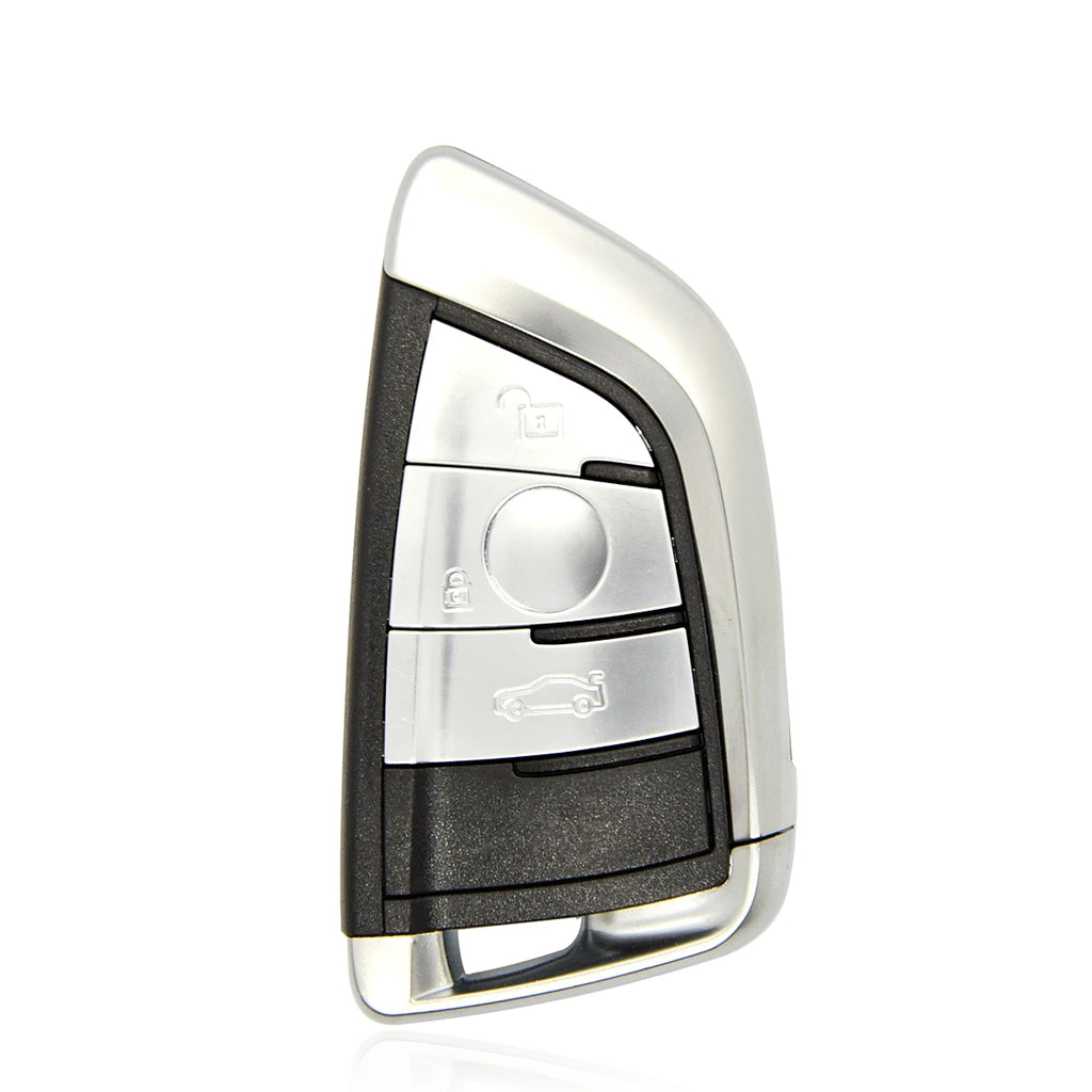 BEST KEY Car Remote Smart Key Case for BMW Knife Card BMW X5 X6 F15 X6 F16 G30 7 Series G11 X1 F48 F39, Fob 3/ 4 Buttons Black