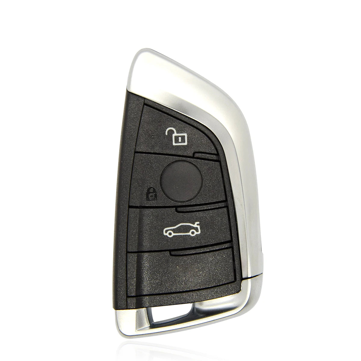 BEST KEY Car Remote Smart Key Case for BMW Knife Card BMW X5 X6 F15 X6 F16 G30 7 Series G11 X1 F48 F39, Fob 3/ 4 Buttons Black