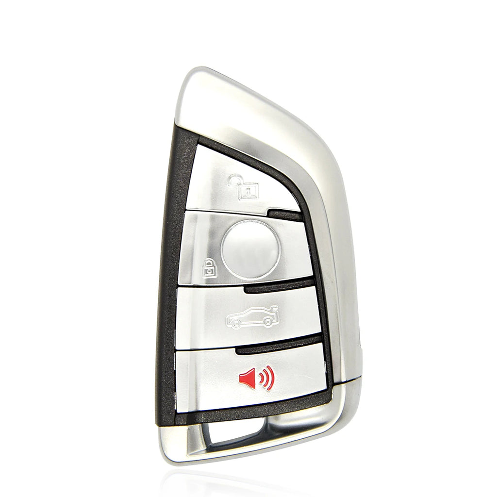 BEST KEY Car Remote Smart Key Case for BMW Knife Card BMW X5 X6 F15 X6 F16 G30 7 Series G11 X1 F48 F39, Fob 3/ 4 Buttons Black