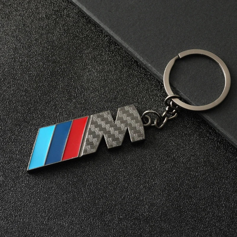 Carbon Metal Key Chain Keyring Car Logo M Keychain for BMW X1 X3 X4 E46 E90 F20 E60 E39 F10 M1 M2 M3 M5 M6 E87 Auto Accessories