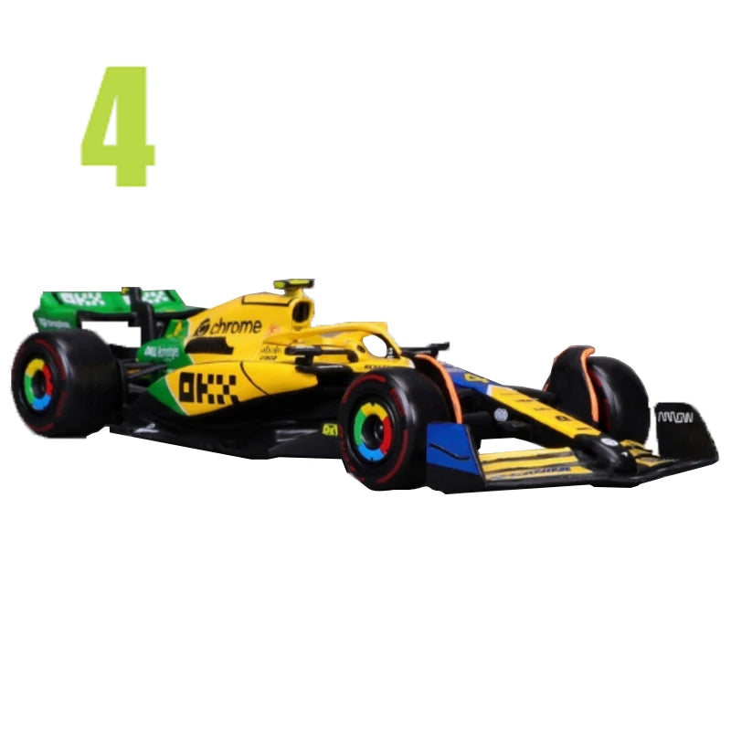 New 2024 B F1 1:43 Bwt Alpine A524 Two Color Blue Pink Alloy Miniature Diecast Model #10 #31 Formula Car Model Toys Gift