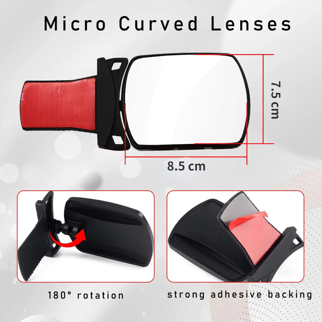 Car Rearview Mirror Children Car Back Seat Baby Mirror 360 Degree Adjustable Automotor Kids Monitor Safety Car Blind Spot Mirror