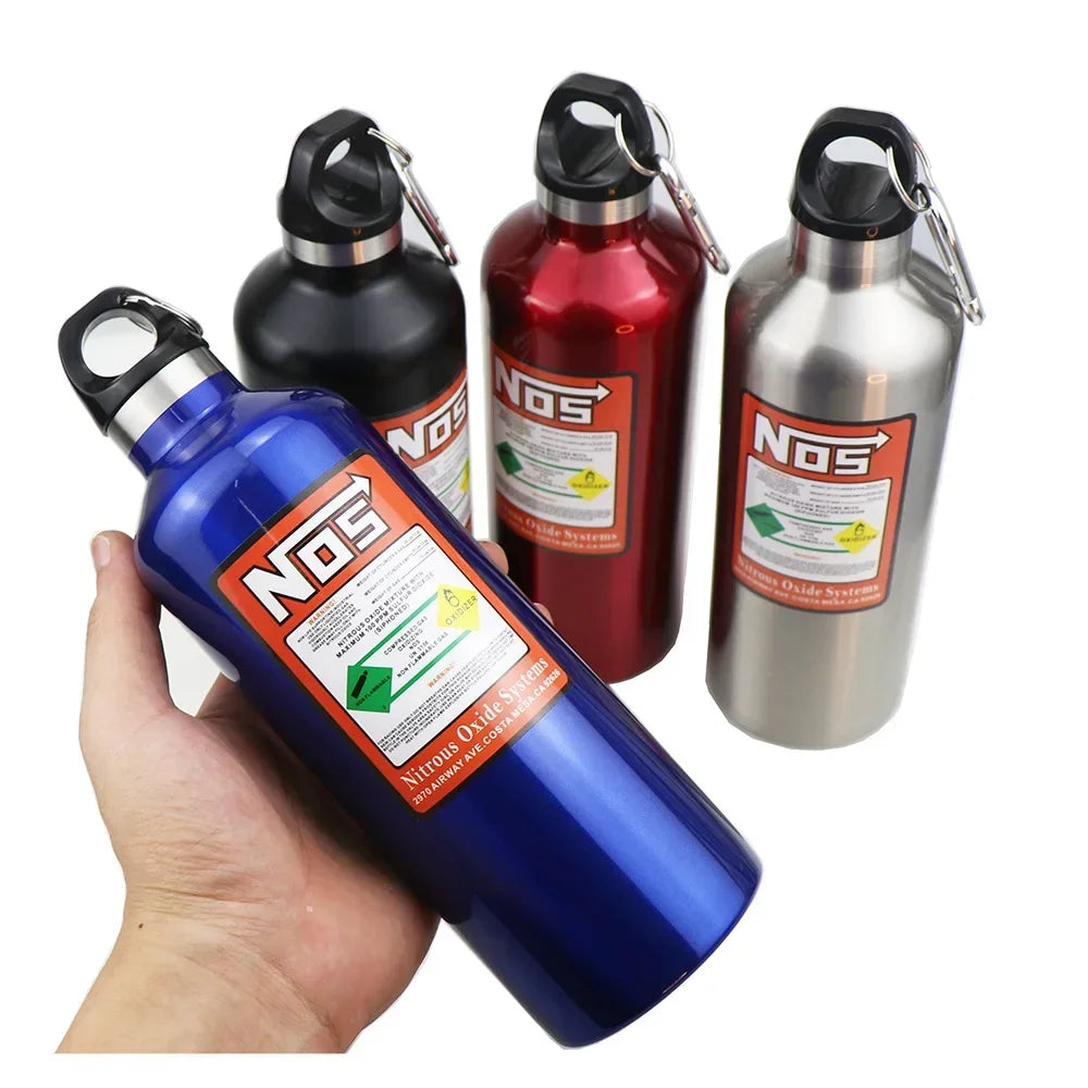 Car Insulation Cup NOS Nitrogen Cylinder Vacuum Stainless Steel Kettle 500 Ml Capacity Travel Sports Bottle Water Cup Ornaments