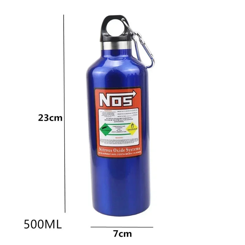 Car Insulation Cup NOS Nitrogen Cylinder Vacuum Stainless Steel Kettle 500 Ml Capacity Travel Sports Bottle Water Cup Ornaments