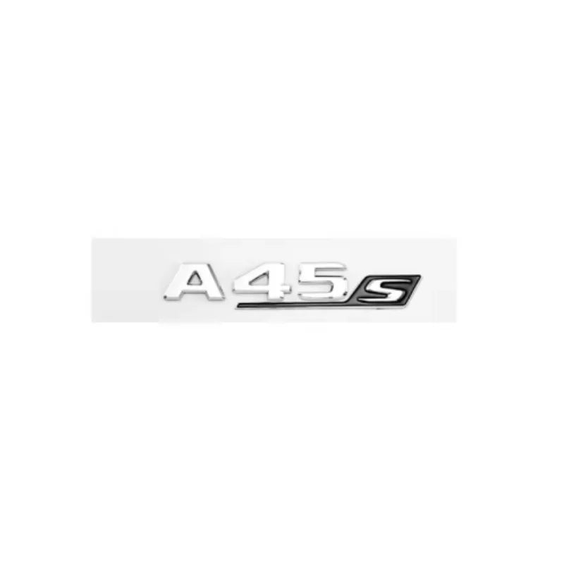 3D ABS Chrome Black Logo A35S A45S Emblem Letters Badge Car Sticker for Mercedes Benz A45S AMG W176 W177 Accessories​