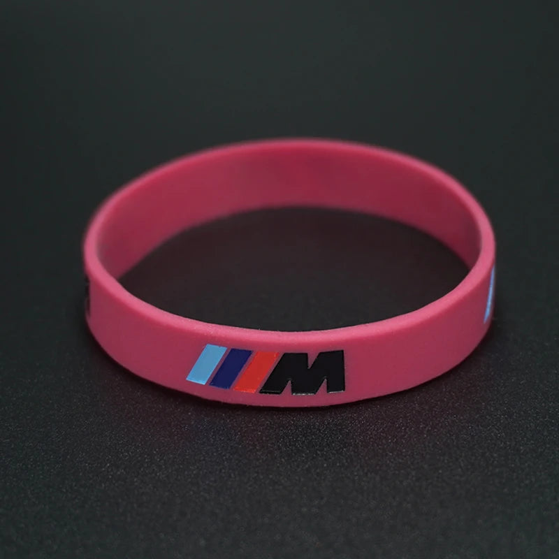M Power Car Badges Silicone Rubber Wristband Flexible Bracelet Sports Bangle for BMW M2 M3 M5 X1 X3 X5 X6 E46 E39 E36 E60 Seires